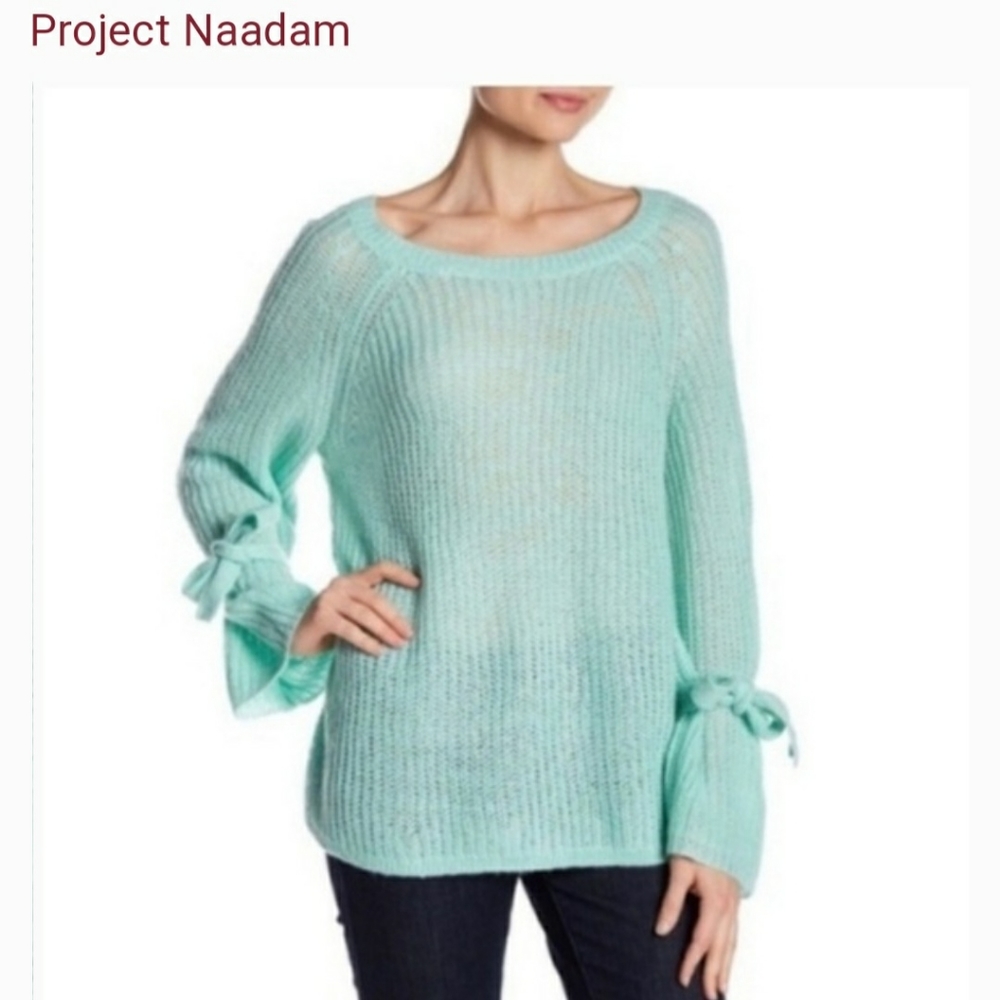 Project Naadam Green Cozy Sweater